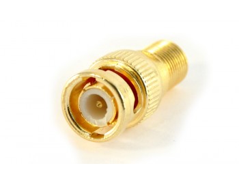 Adapter BNC hane - F-kontakt hona