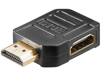 Vinklad HDMI adapter - hona / hane  90°