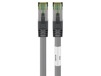CAT 8.1 patch cable S/FTP (PiMF), grå