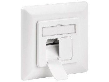 Nätverksuttag CAT6/STP x2 - Infällt vägguttag