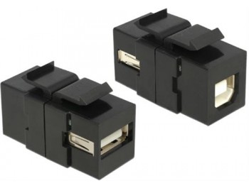 USB 2.0 Typ B uttag Keystone