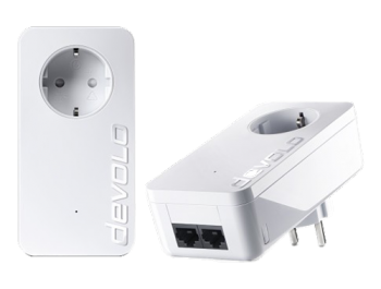 Devolo dLAN 550 duo+ starter kit, 2x Ethernet RJ45, upp till 500 mbps, vit