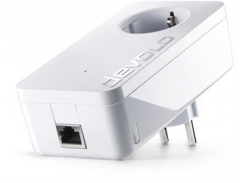 Devolo dLAN 1200+, HomePlug-adapter för LAN, 1200 Mbps, krypteringsknapp, 1xadapter, vit