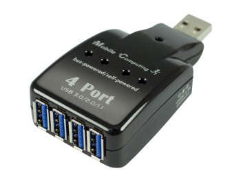 USB 3.0 med 4 portar