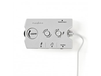 Ljudhub för Högtalare/headset med volymkontroll 