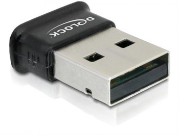 DeLOCK Bluetooth 4.0 klass 2(10m), USB 2.0, 3 Mb/s, svart