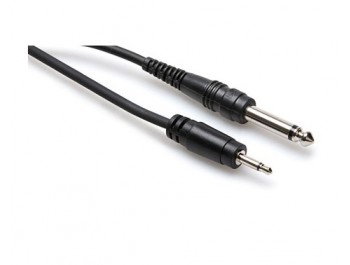 HOSA Audiokabel, MiniTele Mono - Tele,Mono gjutna kontakter