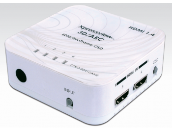 HDMI-switch 4-portar v1.4 med S/PDIF