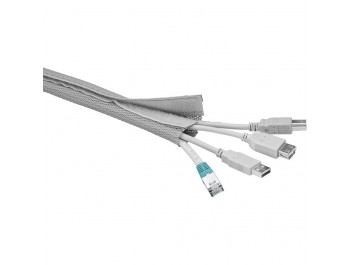 Kabelstrumpa nylon silver