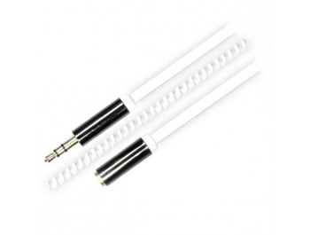 Ljudkabel AUD-Series 3.5mm spiralkabel rak hane - rak hona