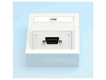 Vägguttag med HDMI
