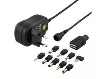 Nätadapter 3-12V DC 1A 