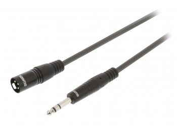 XLR-hane till Tele-kabel balanserad 5 meter