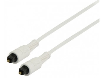 Digital Toslink-kabel 2 m Vit