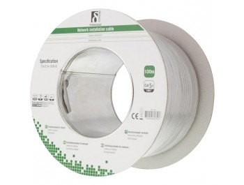 Cat5e Installationskabel Nätverk UTP Cat5e 100 m Grå