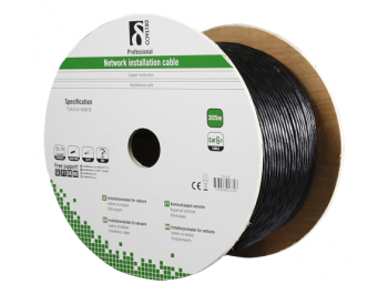 Cat6a S/FTP installationskabel för utomhusbruk 305 meter