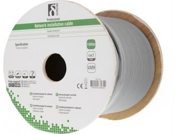 Installationskabel Nätverk S/FTP Cat7 100 m  