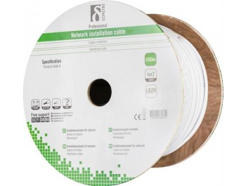Installationskabel Nätverk S/FTP Cat7 100 m  