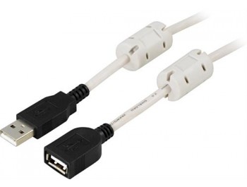 USB 2.0-kabel A hane - A hona 1 m