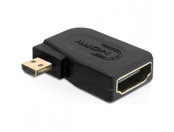 Vinklad Micro HDMI hane till HDMI hona