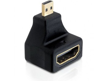 Vinklad Micro HDMI hane till HDMI hona