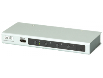 Aten True UHD 4K HDMI-switch 4-port - fjärrkontroll