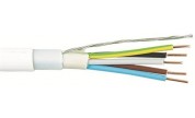 EKLK-kabel 5x2.5 mm2 vit - metervara
