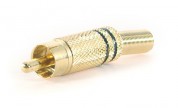 RCA-kontakt hane svart