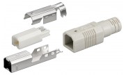 USB Typ B hane kontaktdon för lödning