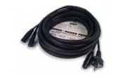 Leem AIEC Schuko/XLR-kabel Kombo