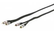RCA-kabel 2x hane - 2x hane 5 m