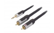 Profigold - Högpresterande AUX-kabel 1 meter