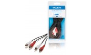 RCA-kabel 2x hane - 2 x hona 10 meter