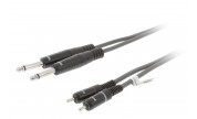 RCA till Tele-kabel - dubbel 5 m