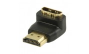 Vinklad HDMI adapter - hona / hane  90°