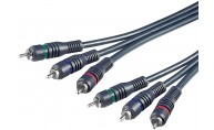 Komponentkabel 3xRCA - 3xRCA 10 m