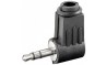 3.5 mm telekontakt stereo hane vinklad
