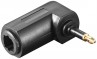 Vinklad Optisk Toslink Adapter hona/hane mini