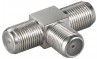 F-kontakt adapter T-adapter 1xhona - 2xhona