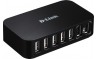 Dlink USB 2.0-Hub 7-portar med nätadapter 