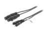 XLR till RCA-kabel - dubbel 1.5 m